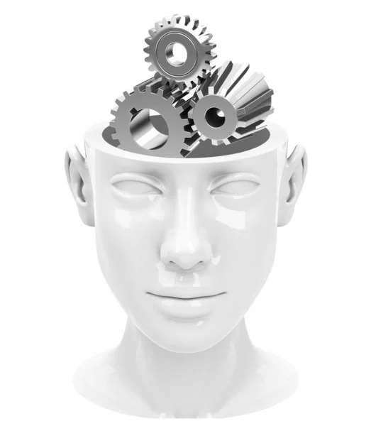 The brain gear — Stock Photo, Image