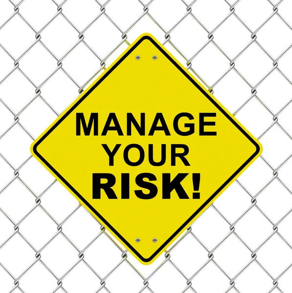 Gestionar su riesgo — Foto de Stock
