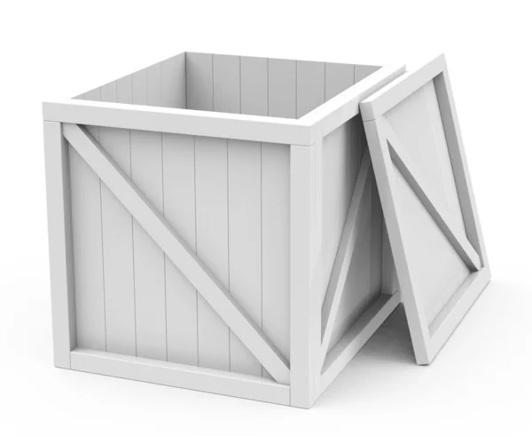 White empty box — Stock Photo, Image