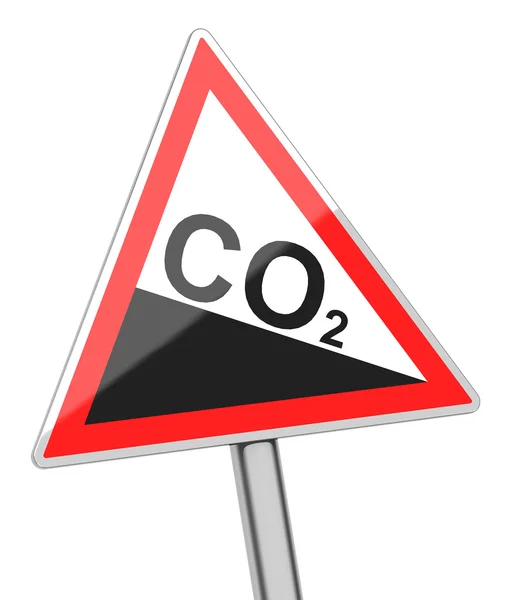 Carbon dioxide sign — Stock Photo, Image