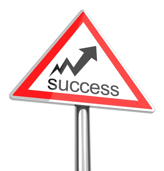 The success sign — Stock Photo, Image