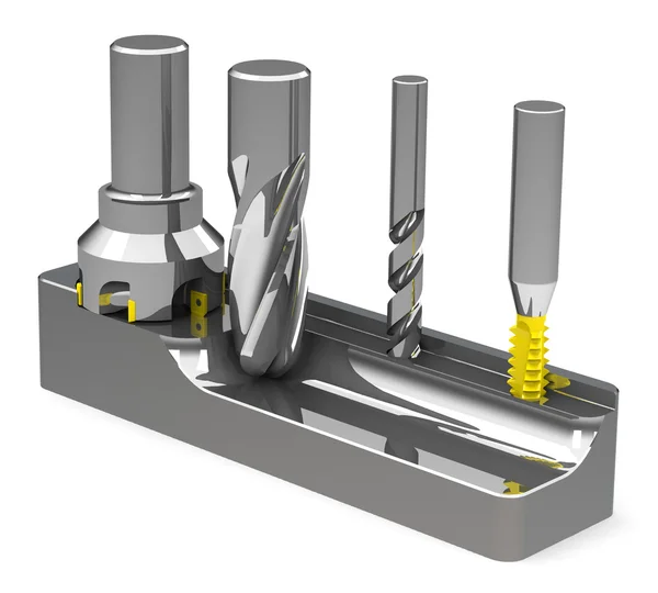 铣削刀具 — 图库照片