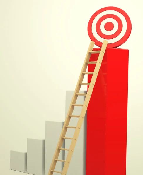 The growth target — Stock Photo, Image