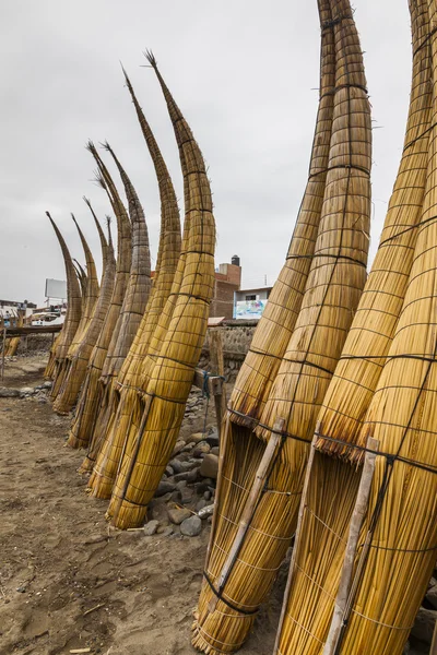 Cavalos Totora (caballito de totora ) — Fotografia de Stock