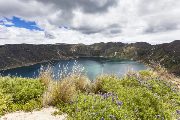 quilotoa krater Gölü, ecuador
