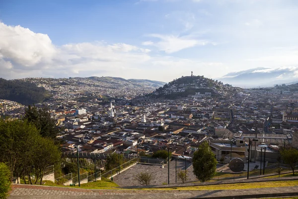 Viewpoint in San Juan, Quito. — Stock Photo, Image