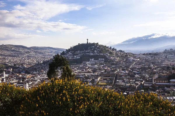 Pohled v San Juan, Quito. — Stock fotografie