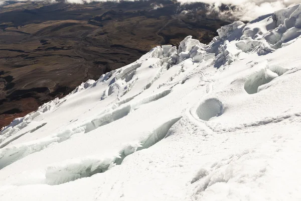 Ledovec Cotopaxi — Stock fotografie