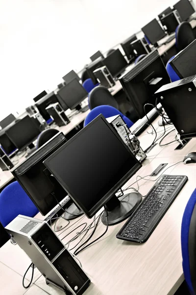 Office workspace with computers — Stock Photo, Image