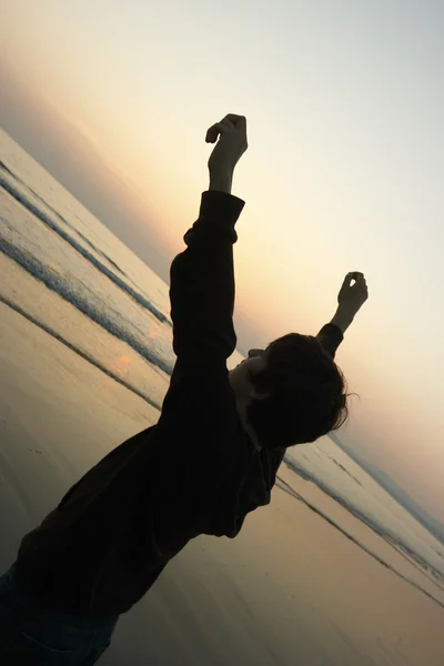 Pantai sunset — Stok Foto