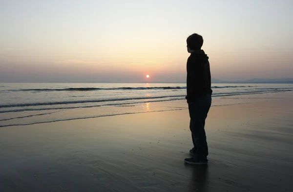 Playa del atardecer —  Fotos de Stock