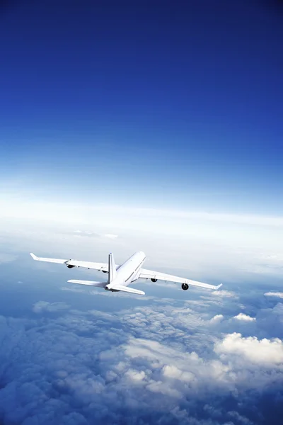 Vuelo en avión — Foto de Stock