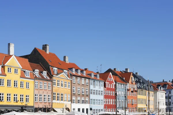 Nyhavn district van Kopenhagen — Stockfoto