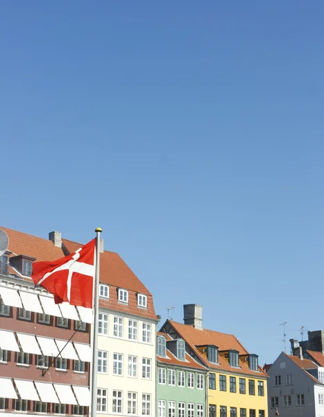 Nyhavn Kopenhag bölge — Stok fotoğraf