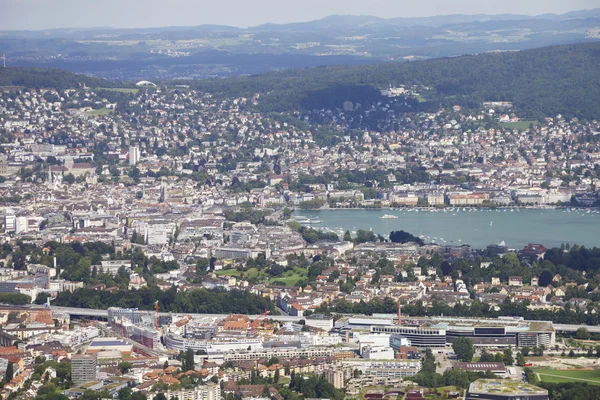 Pohled na město Curych — Stock fotografie