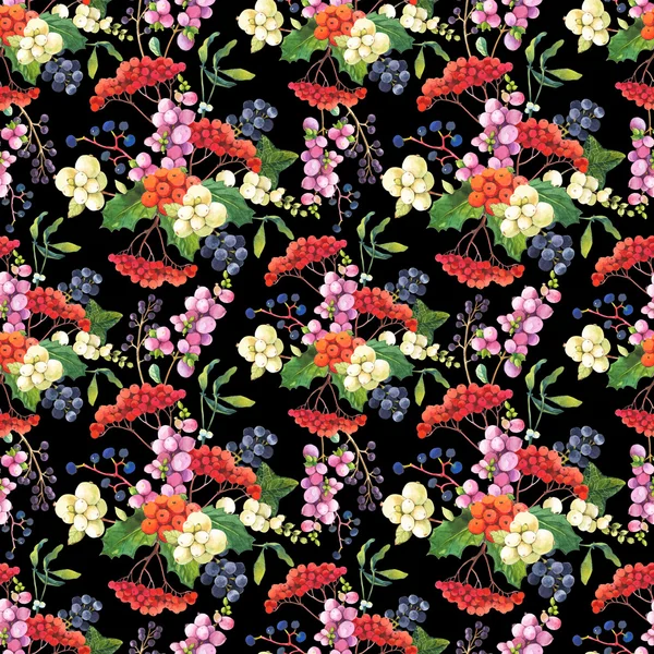 Απρόσκοπτη floral μοτίβο με λουλούδια — Φωτογραφία Αρχείου