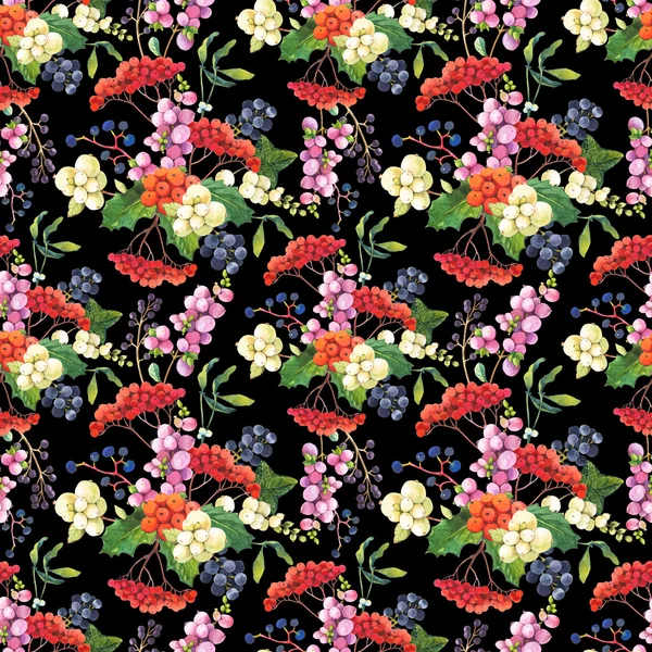 Motif floral sans couture avec des fleurs — Photo