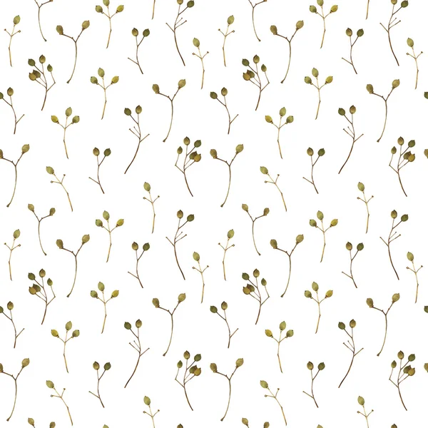 Nahtloses Blumenmuster. Hintergrund mit einem Lindenzweig. — Stockfoto