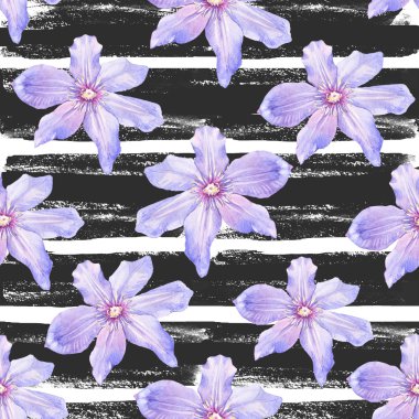 Bahar sorunsuz arka plan ile suluboya akasma.