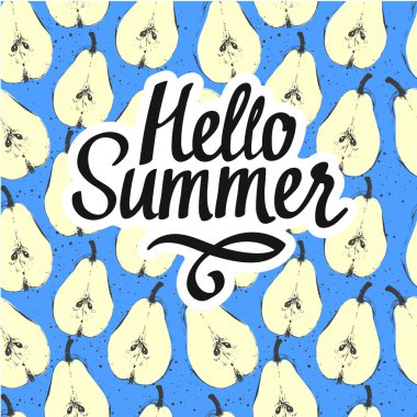 Armut krokisi ile dikişsiz doğa arka plan.