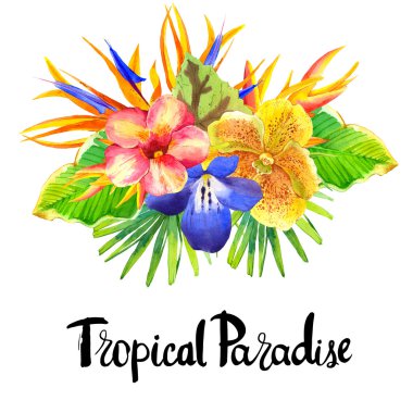 Resimde gerçekçi suluboya çiçekli