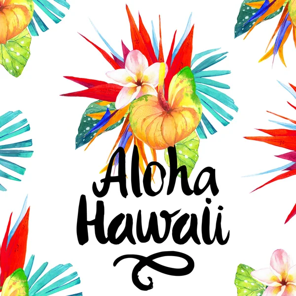 Resimde gerçekçi suluboya çiçekli. 