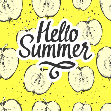 Merhaba elma zemin üzerine yaz