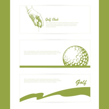 basit bir set golf poster