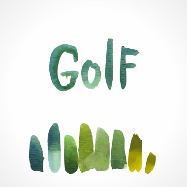 Suluboya golf poster