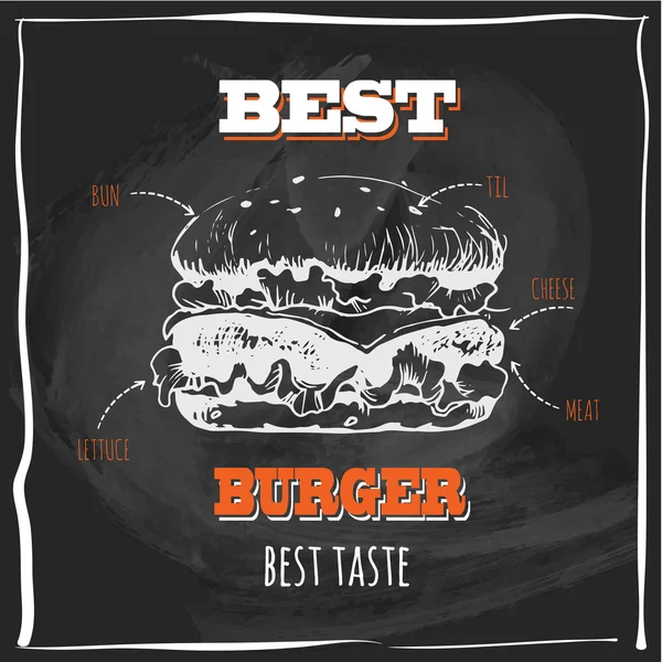 En iyi burger. tahtaya. En iyi burger.