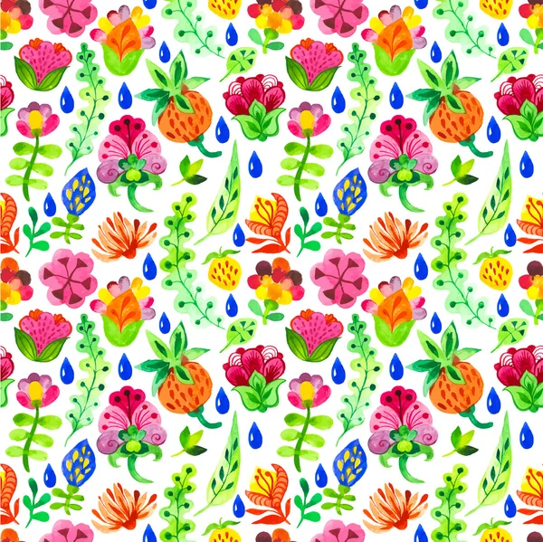 Fond floral original . — Image vectorielle
