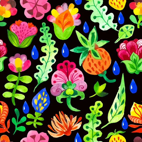 Original floral background. — Stock Vector