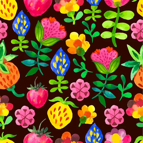 Original floral background. — Stock Vector