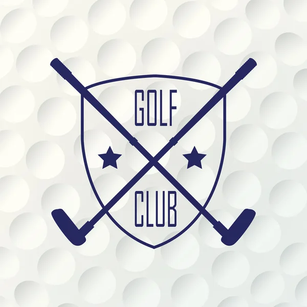 Emblem für Golfclub — Stockvektor