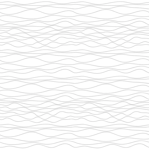 Fond abstrait sans couture de lignes ondulées . — Image vectorielle