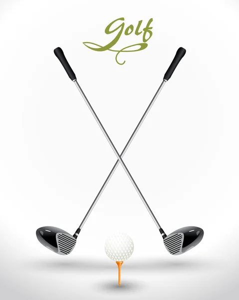 Golf poster tasarımı — Stok Vektör