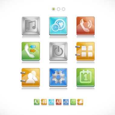Kullanıcı arabirimi için Icons set