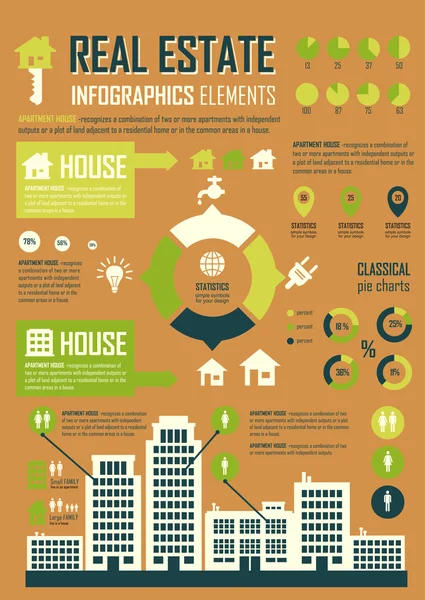 Diseño de elementos de infografía — Archivo Imágenes Vectoriales