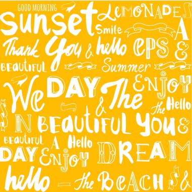 çizili kelimeler arka plan el