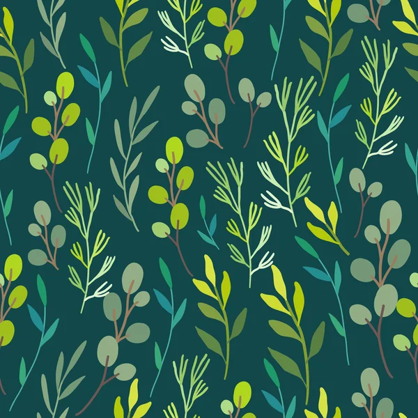 Fondo floral sin costuras — Vector de stock