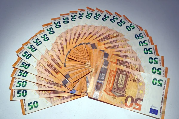 Euro Money Cash Close — Stock Photo, Image