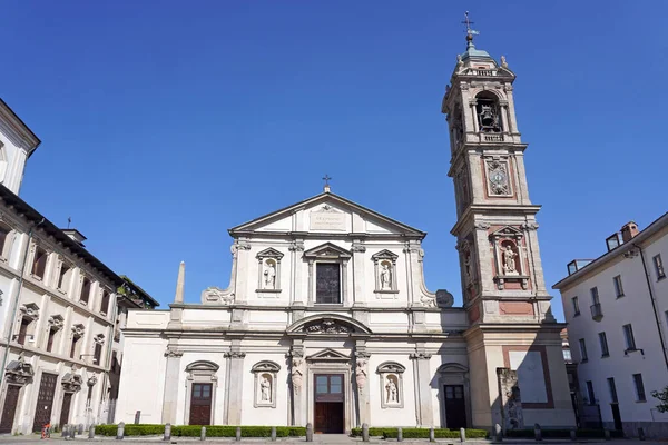 Italia Lombardía Milán Ciudad Abandonada Durante Cierre Debido Epidemia Del — Foto de Stock