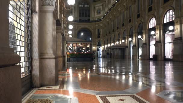 Europa Italien Mailand Oktober 2020 Mailänder Dom Bei Nacht Eine — Stockvideo