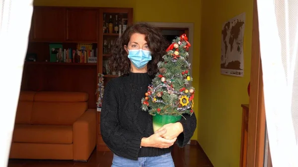 Ευρώπη Ιταλία Μιλάνο Περνούν Χριστούγεννα Μόνοι Τους Μακριά Από Σπίτι — Φωτογραφία Αρχείου