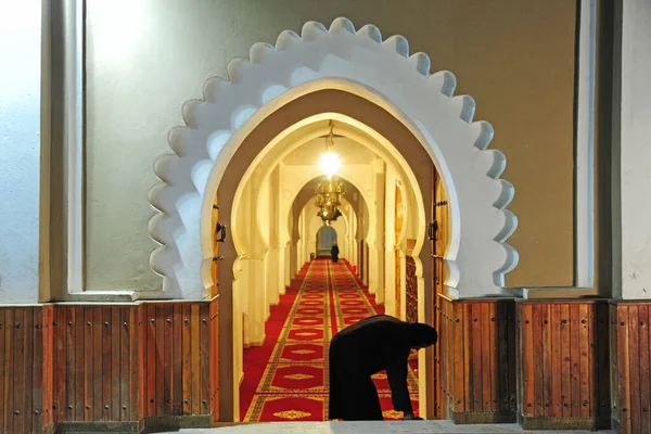 Africa Morocco Taroudant Arab Mosque Door Muslim Islamic Religion Prayer — Stock Photo, Image
