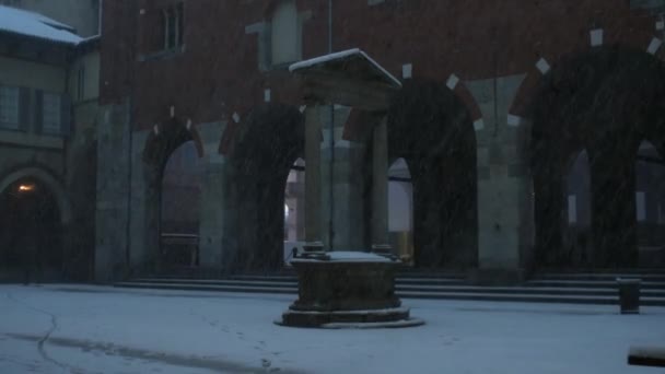 意大利 米兰2020年12月28日 米兰市中心的史努温 — 图库视频影像