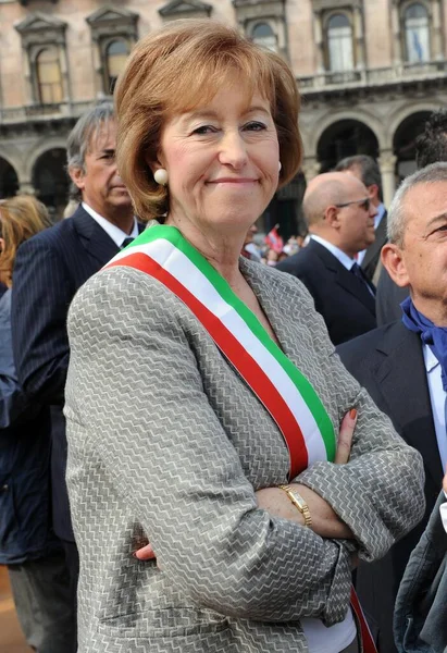 Milano Letizia Moratti Assess Ore Alla Sanita Della Regione Lombardia — Foto de Stock