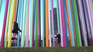 Milano, İtalya 'daki kentsel manzara videosu  