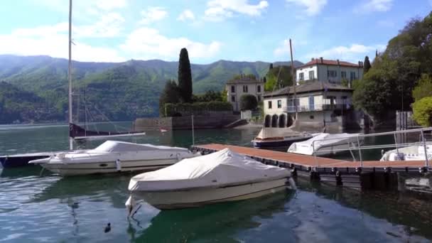 ตาล Liguria านร มทะเลขนาดเล งอย ใกล นแดน Cinque Terre ภาพของบ — วีดีโอสต็อก