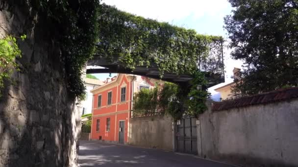 Italia Liguria Pequeño Pueblo Costero Situado Cerca Las Cinco Tierras — Vídeos de Stock